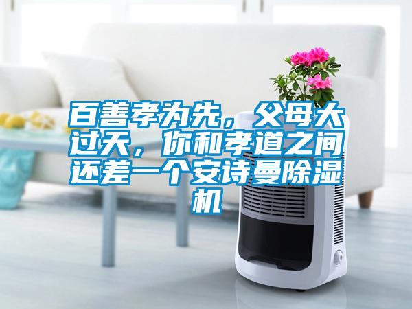 百善孝為先，父母大過天，你和孝道之間還差一個(gè)安詩曼除濕機(jī)