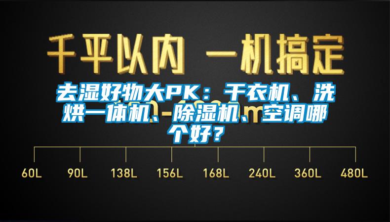 去濕好物大PK：干衣機、洗烘一體機、除濕機、空調(diào)哪個好？