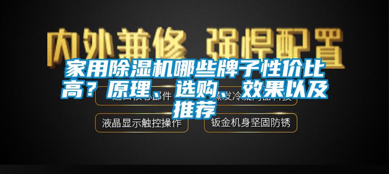 家用除濕機(jī)哪些牌子性價(jià)比高？原理、選購、效果以及推薦