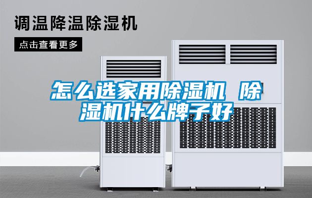 怎么選家用除濕機(jī) 除濕機(jī)什么牌子好